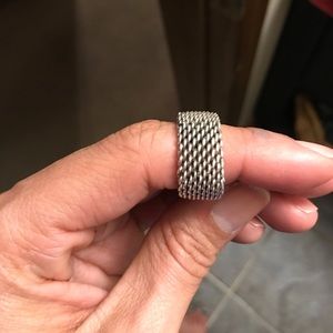 Mesh ring. Tiffany & Co.